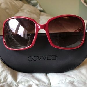Oliver People’s Red Sunglasses